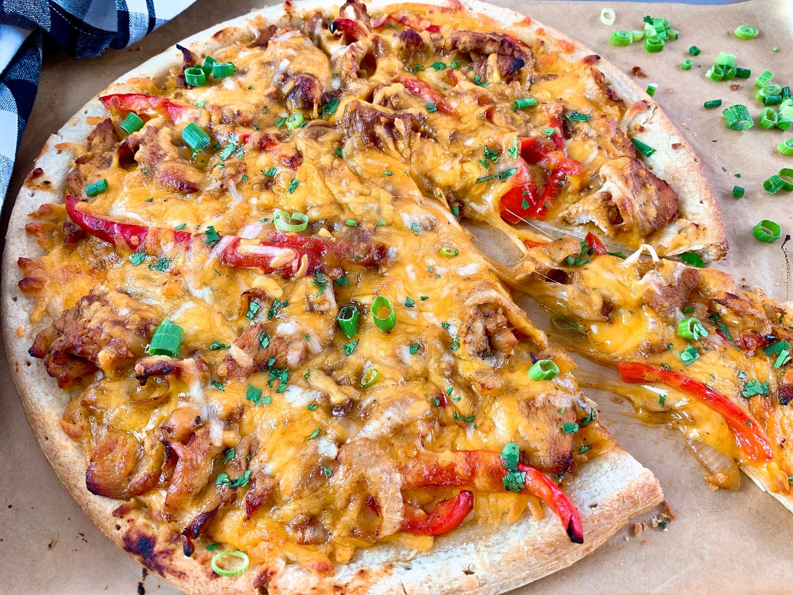Chicken Boon less Fajita Pizza